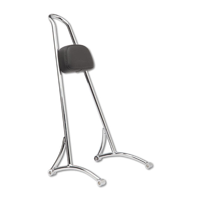 Sissy Bar 20 Inch Chrome With Backrest Pad For 96-03 XL (NU)