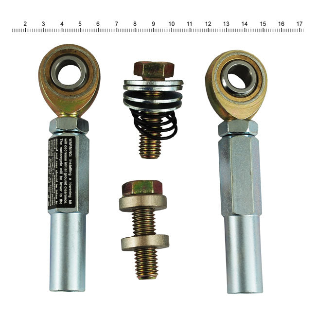 Rear Lowering Kit Adjustable Plain For 00-17 Softail (NU)