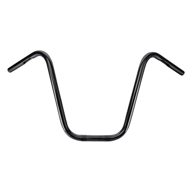 1 Inch Narrow Apes Handlebar Black 14 Inch Rise For 82-21 H-D With 1" I.D. Risers