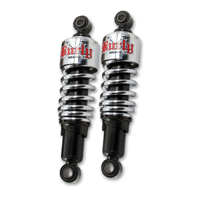 Slammer 10.5 Inch Lowering Shocks Chrome For 04-21 XL