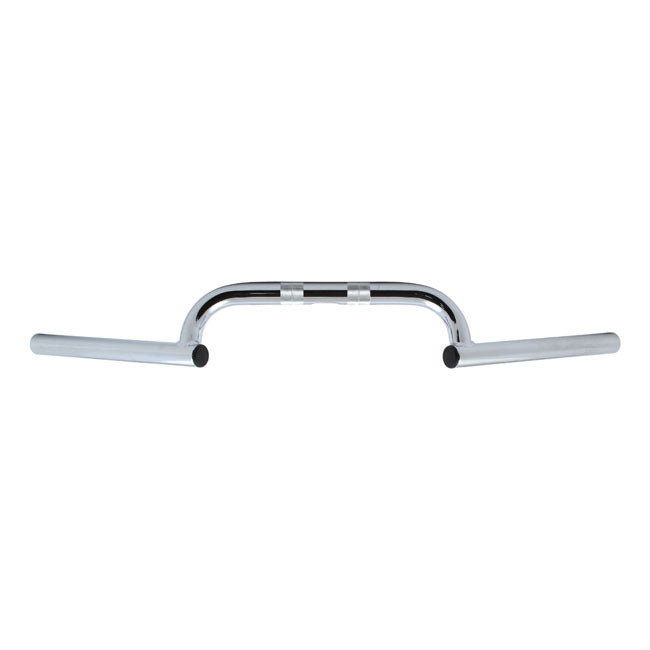1 Inch Clubman Bars Chrome For 82-21 H-D With 1" I.D. Risers
