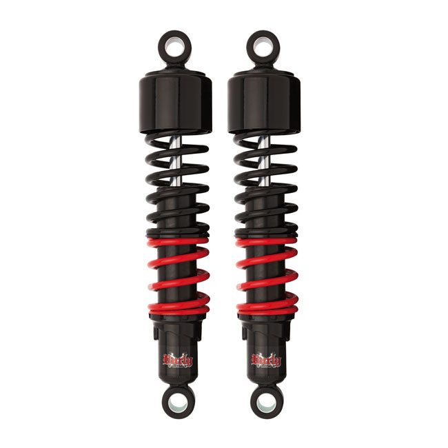 13 Inch Sportster Stiletto Shocks Black For 86-21 XL