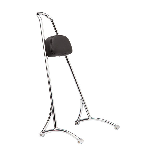 Sissy Bar 20 Inch Chrome With Backrest Pad For 04-21 XL (Excl. 16-21 XL1200CX)