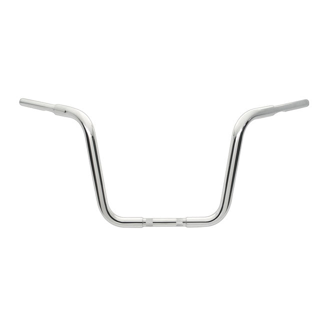 Chubby ABE Handlebar Chrome - 12.5 Inch x 1-1/4 Inch For 82-21 H-D Mech Or E-Throttle