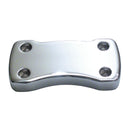 Billet Top Clamp Chrome For Deuce & Softail Deluxe Style Risers