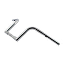 Outlawz APE Handlebar Chrome - 10 Inch For 82-21 H-D Mech Or E-Throttle
