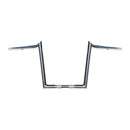 Chubby Hooked 1-1/4 Inch APE Hangers 12 Inch Rise Chrome For 82-21 H-D Mech & E-Throttle