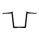 Chubby Hooked 1-1/4 Inch APE Hangers 14 Inch Rise Black For 82-21 H-D Mech & E-Throttle
