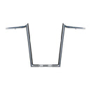 Chubby Hooked 1-1/4 Inch APE Hangers 16 Inch Rise Chrome For 82-21 H-D Mech & E-Throttle