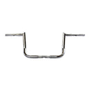 Chubby Hooked 1-1/4 Inch APE Hangers 10 Inch Rise Chrome For 82-21 FLH/Touring Mech & E-Throttle
