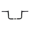 Chubby Hooked 1-1/4 Inch APE Hangers 10 Inch Rise Black For 82-21 FLH/Touring Mech & E-Throttle