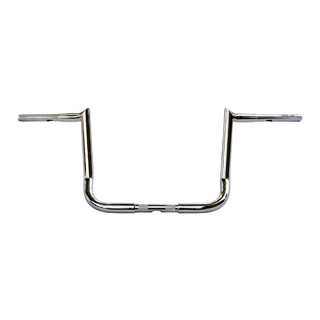 Chubby Hooked 1-1/4 Inch APE Hangers 12 Inch Rise Chrome For 82-21 FLH/Touring Mech & E-Throttle