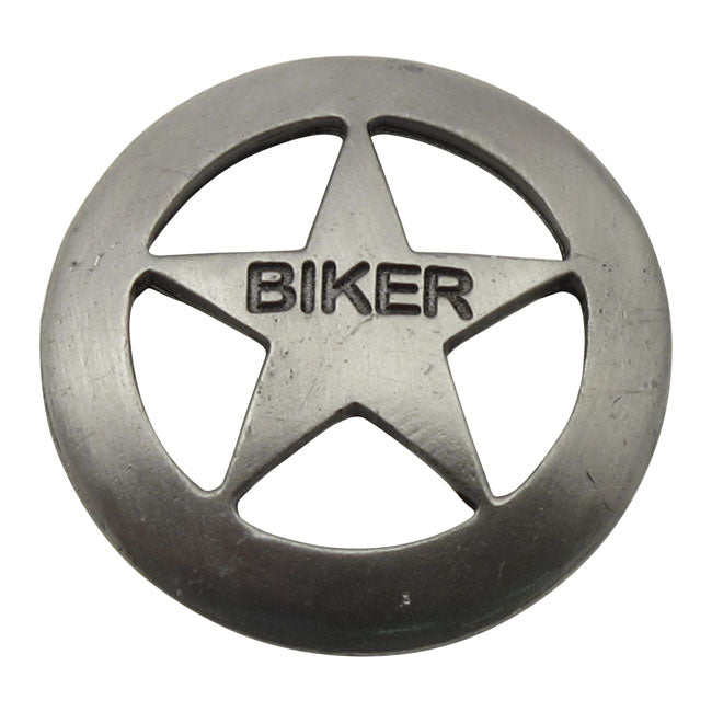 Biker Star Pin