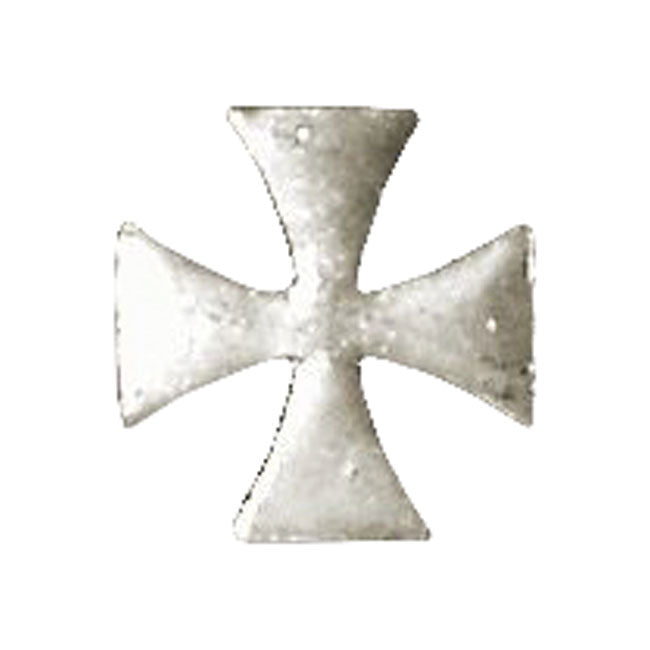 Maltese Cross Pin Silver