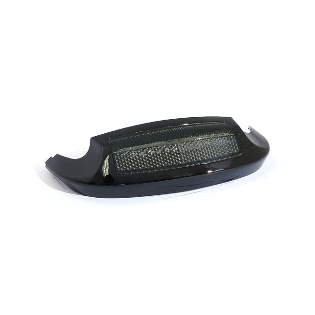 Front Fender Tip With Light Black Amber LED / Smoke Lens