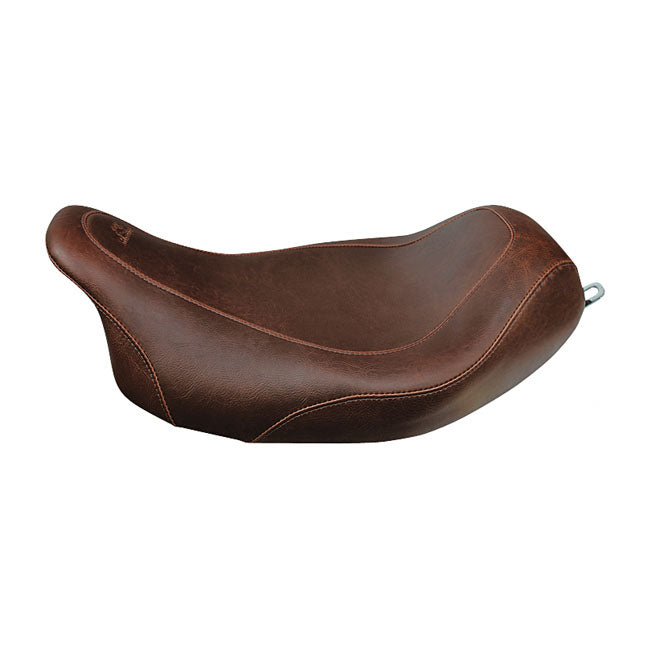 Wide Tripper Solo Seat Brown For 08-21 Touring