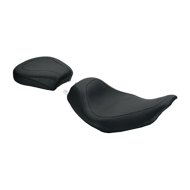 Wide Tripper Solo Seat Black For 97-07 FLHR