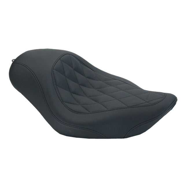 Wide Tripper Solo Seat Diamond Black For 04-21 XL (Excl. 07-09 XL)