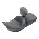 Super Touring Seat With Rider Backrest Black For 08-21 Touring