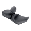 Standard Touring Solo Seat With Rider Backrest Black For 97-07 FLHR