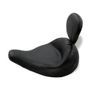 Standard Police Solo Seat With Rider Backrest Black For 83-21 FLT/Touring Police Models Only