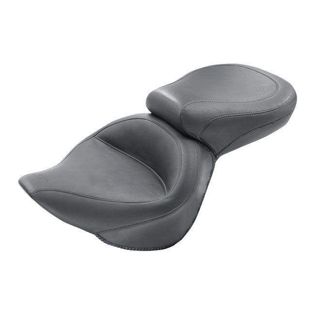 Wide Touring Seat Black For 06-10 FXST With 200mm Tire