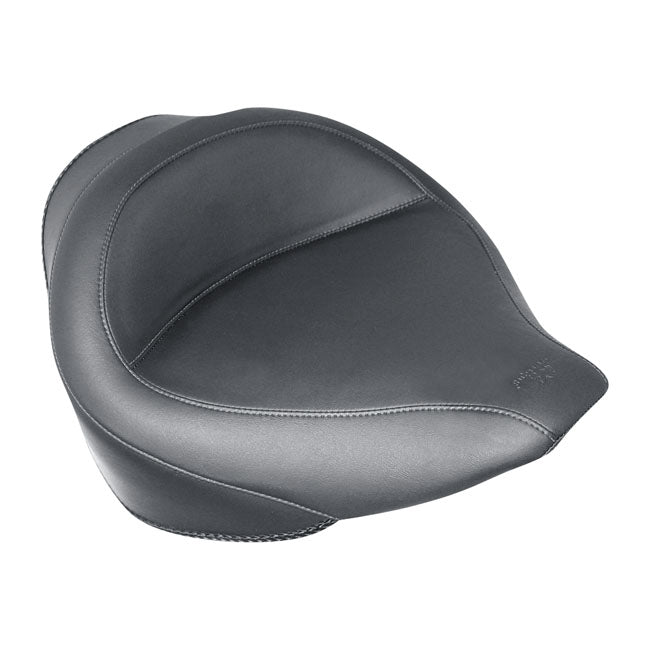 Wide Touring Solo Seat Black For 06-10 FXST With 200mm Tire