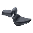 Standard Touring Solo Seat, With Backrest Black For (00-15 Softail With 150 Tire, Excl. Deuce) 05-15 FLSTN