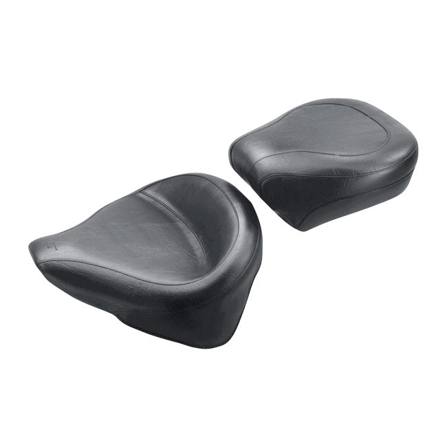 Wide Touring Solo Seat Black For (00-15 Softail With 150 Tire, Excl. Deuce) 05-15 FLSTN