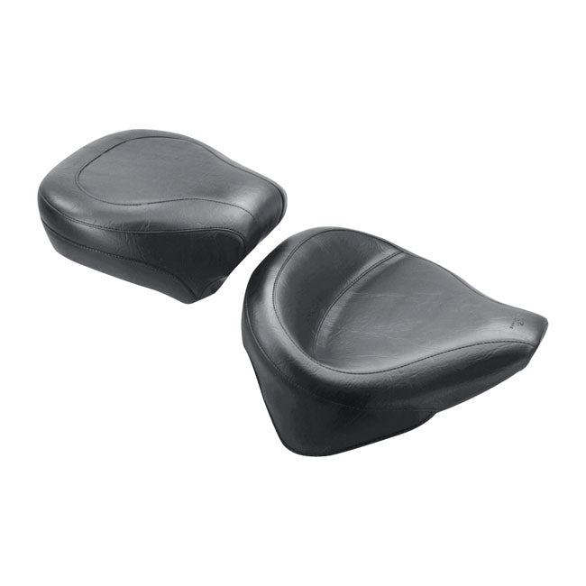 Wide Touring Solo Seat Black For 00-06 Softail With Up To 150 Stock Tire (Excl. Deuce) (NU)