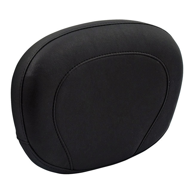 Vintage Sissy Bar Back Pad Black 06-17 Softail With 200mm Tire - 9 x 11.5 Inch
