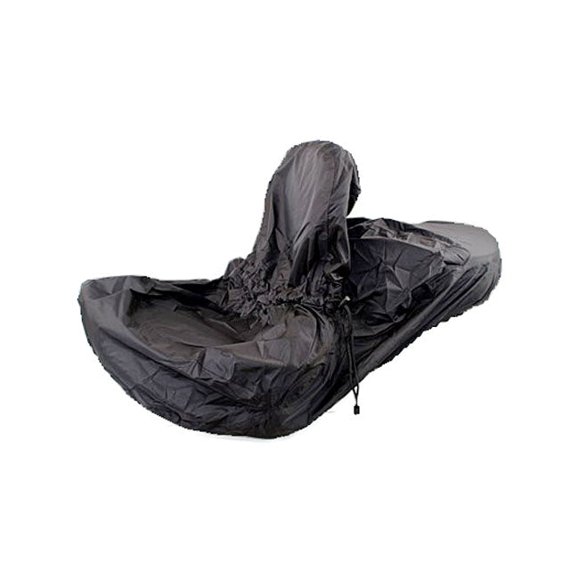 Rain Cover Black For 2-Up Seats With Rider Backrest