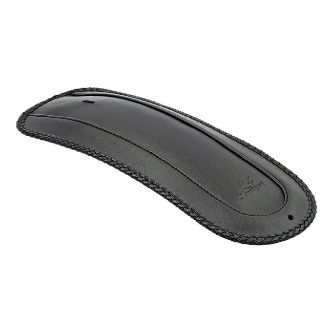 Rear Fender Bib Plain With Braided Edges Black For 82-03 XL (NU)