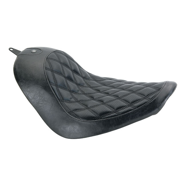 Boss Solo Seat Black For 06-17 Softail With 200mm Tyre NU