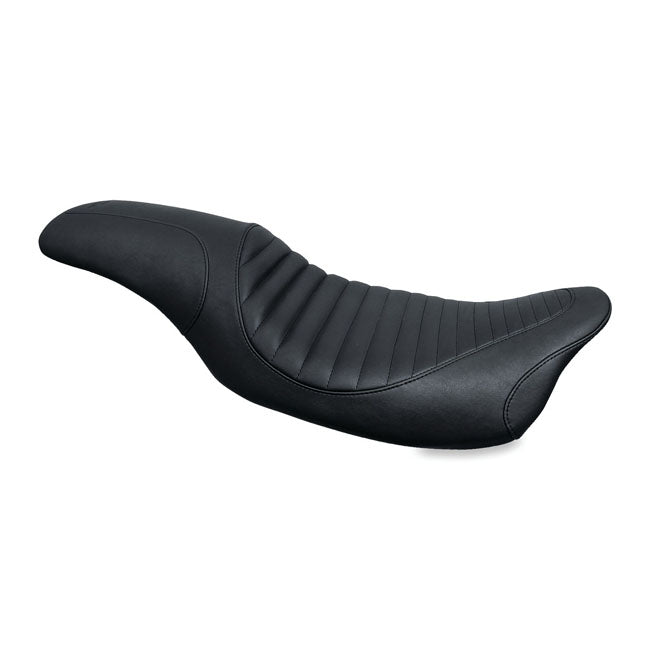 Tripper Fastback 2-Up One-Piece Seat Black For 08-21 Touring