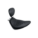 Wide Tripper Solo Seat With Rider Backrest Black OEM For 00-05 FLSTS Heritage Springer