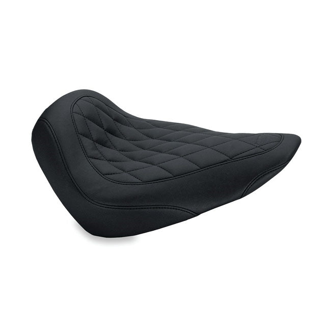 Wide Tripper Solo Seat Black Diamond For 84-06 Softail With Up To 150 Stock Tire (Excl. Deuce) (NU)