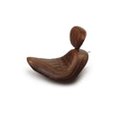 Wide Tripper Solo Seat With Rider Backrest Brown Diamond For 06-10 FXST