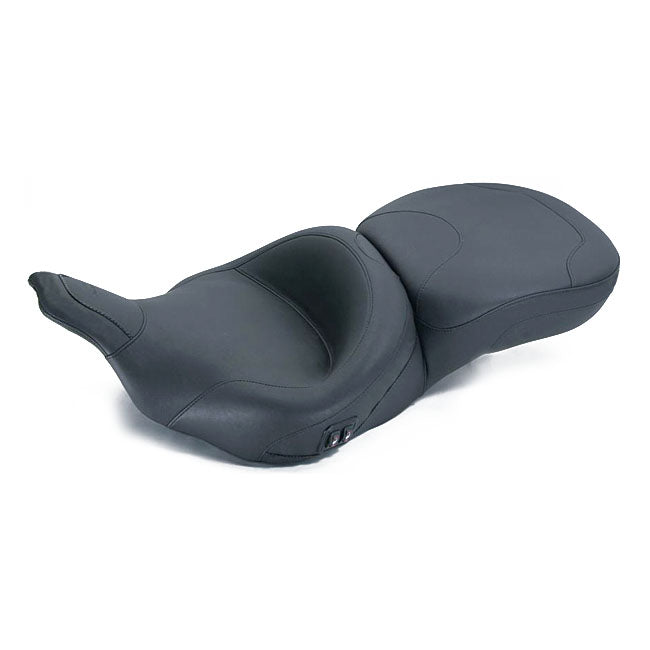 Wide Touring Seat Heated Black For 97-07 FLHT, FLTR(NU)