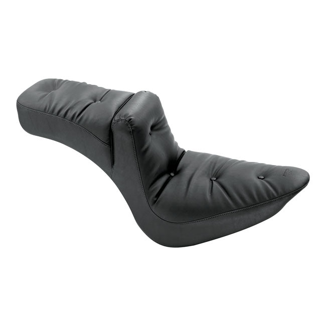 Regal Duke 2-Up Seat Black For 06-10 FXST With 200mm Tie