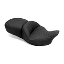 Deluxe Super Touring Seat Black For 08-21 Touring