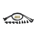 Universal 8 MM Spark Plug 4 Wire Set Black