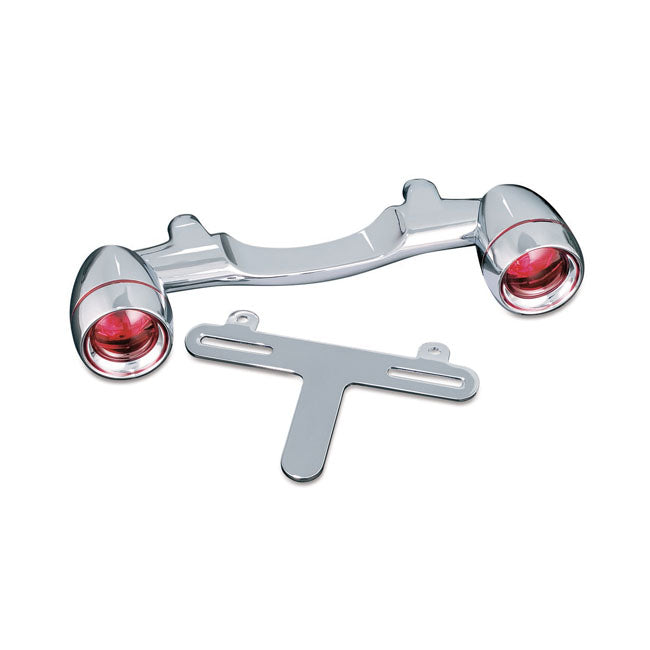 Bullet Light Rear Turn Signal Bar Chrome