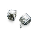 Switch Housing Set Chrome For 96-10 Softail Excl. 2003 FXSTDSE