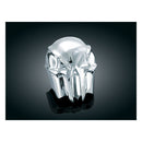 Skull Horn Cover Chrome For 93-21 H-D With Side Mounted Horn