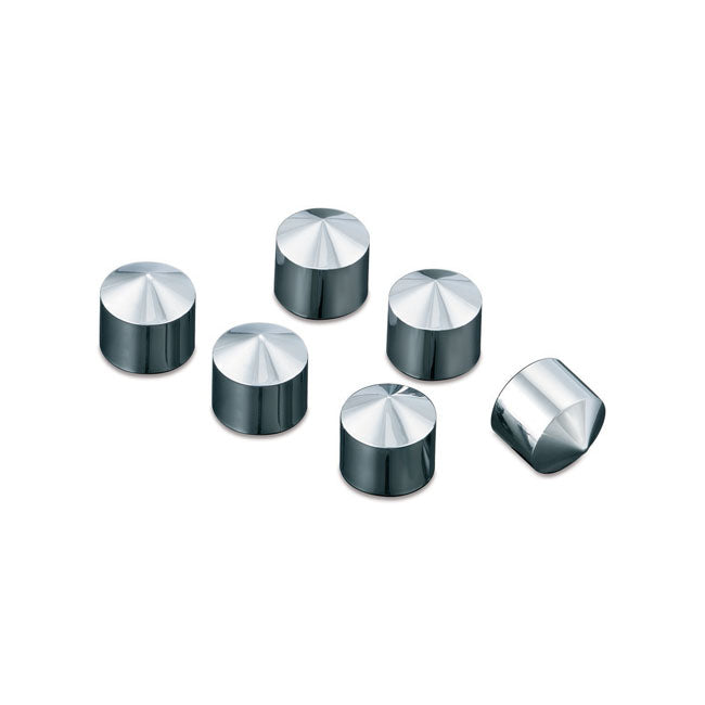 Twin Cam Peaked Rocker Box Bolt Cover - Pack Of 6