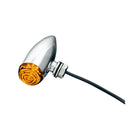 Smooth Mini Bullets Amber Chrome Housing