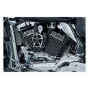 Mach 2 Horn Cover Chrome / Black Mesh Insert