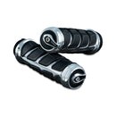 Kinetic Grips Chrome For 81-21 H-D With Dual Throttle Cables