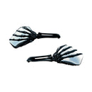 Skeleton-Hand Mirror Set Black Hand Chrome Head